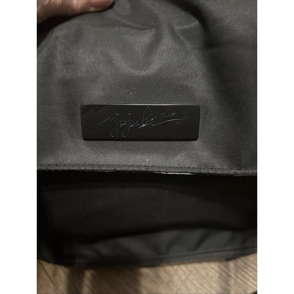 JuJuBe Signature Large Utility-Strap Tote Shoulder Crossbody Diaper Bag- Black